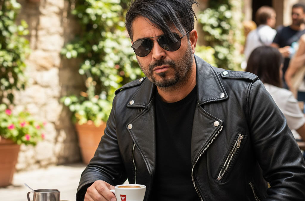 Santiago Cortes official press photo and Swiss DJ portrait