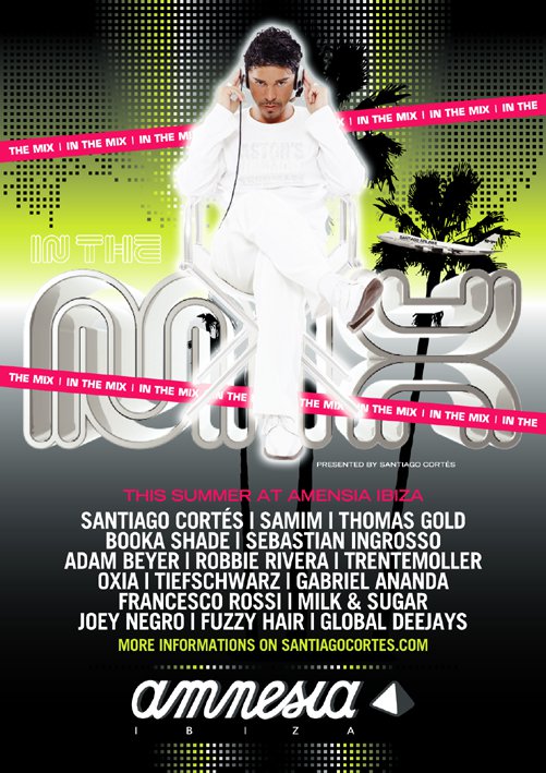 Santiago Cortes Swiss DJ and record producer at Ibiza Amnesia